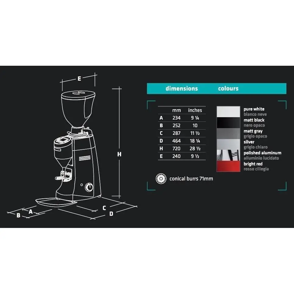 Mazzer Robur S Electronic Commercial Espresso Grinder - Image 4
